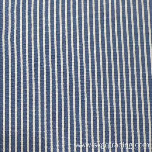 OEM men's cotton shirt with striped design